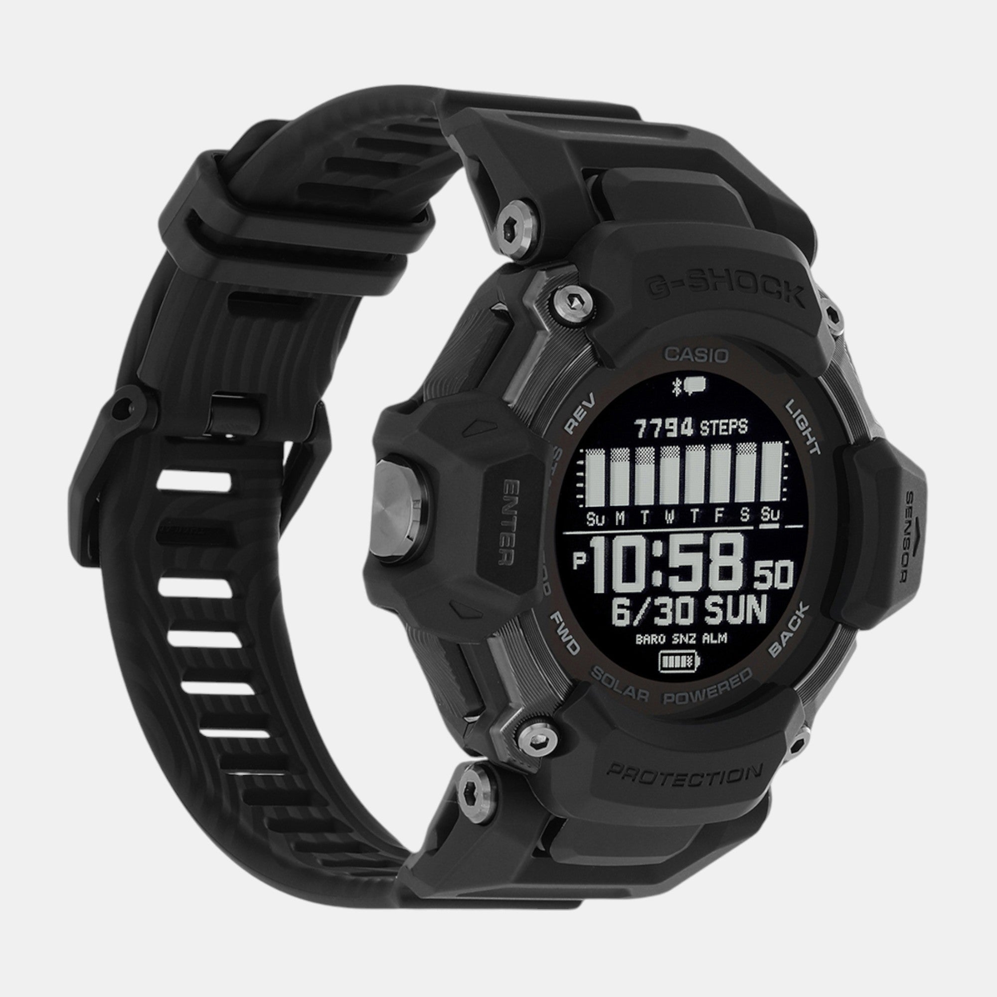 G-Shock Men Quartz Black Dial Digital Resin Watch G1382