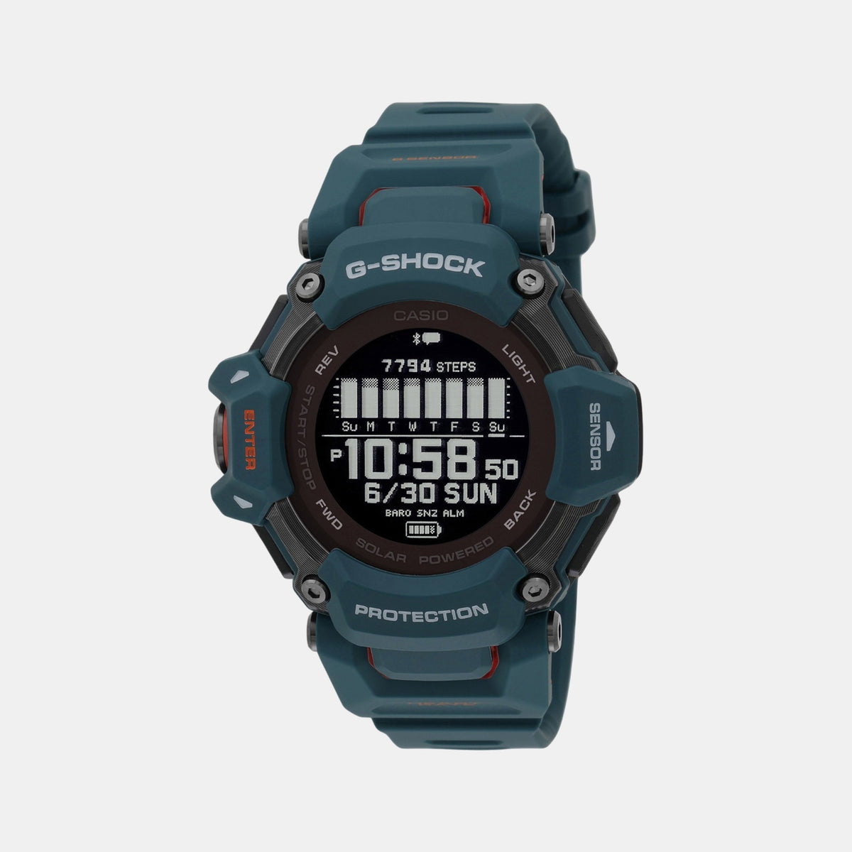 G-Shock Men Quartz Black Dial Digital Resin Watch G1383