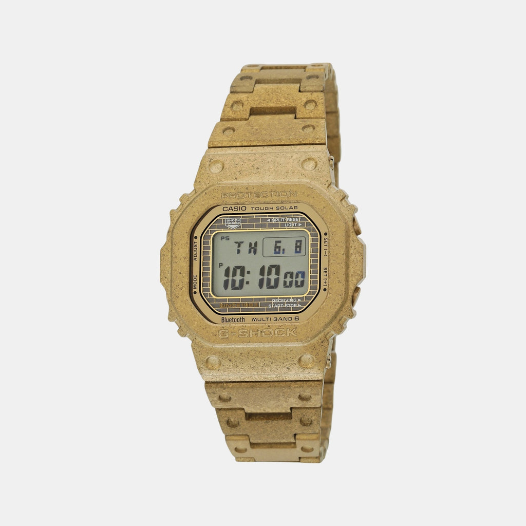 G-Shock Men Quartz Gold Dial Digital Stainless Steel Watch G1392