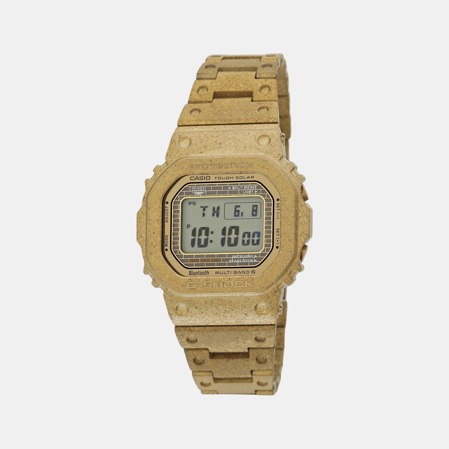 G-Shock Men Quartz Gold Dial Digital Stainless Steel Watch G1392