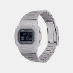 G-Shock Men Solar Black Dial Digital Stainless Steel Watch G1393