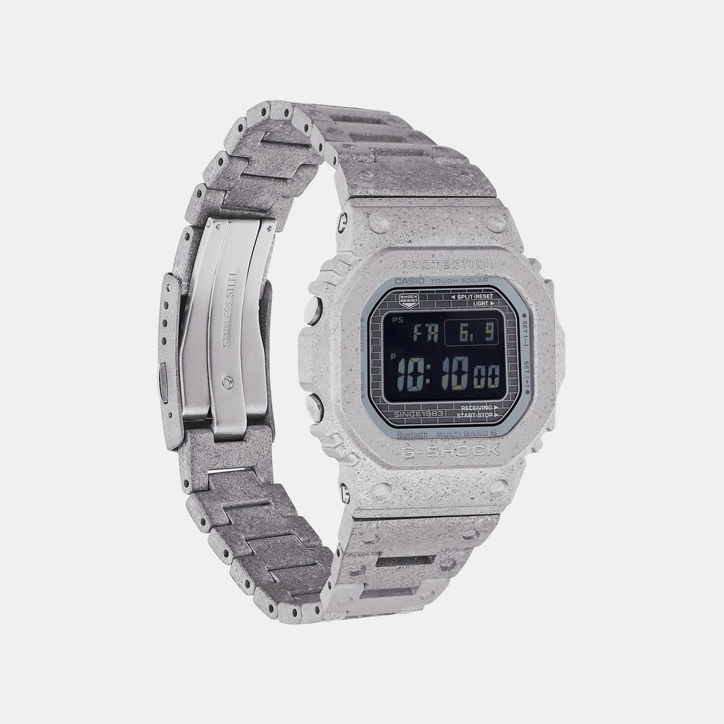 G-Shock Men Solar Black Dial Digital Stainless Steel Watch G1393