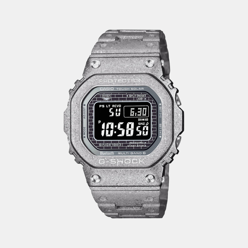 G-Shock Men Solar Black Dial Digital Stainless Steel Watch G1393