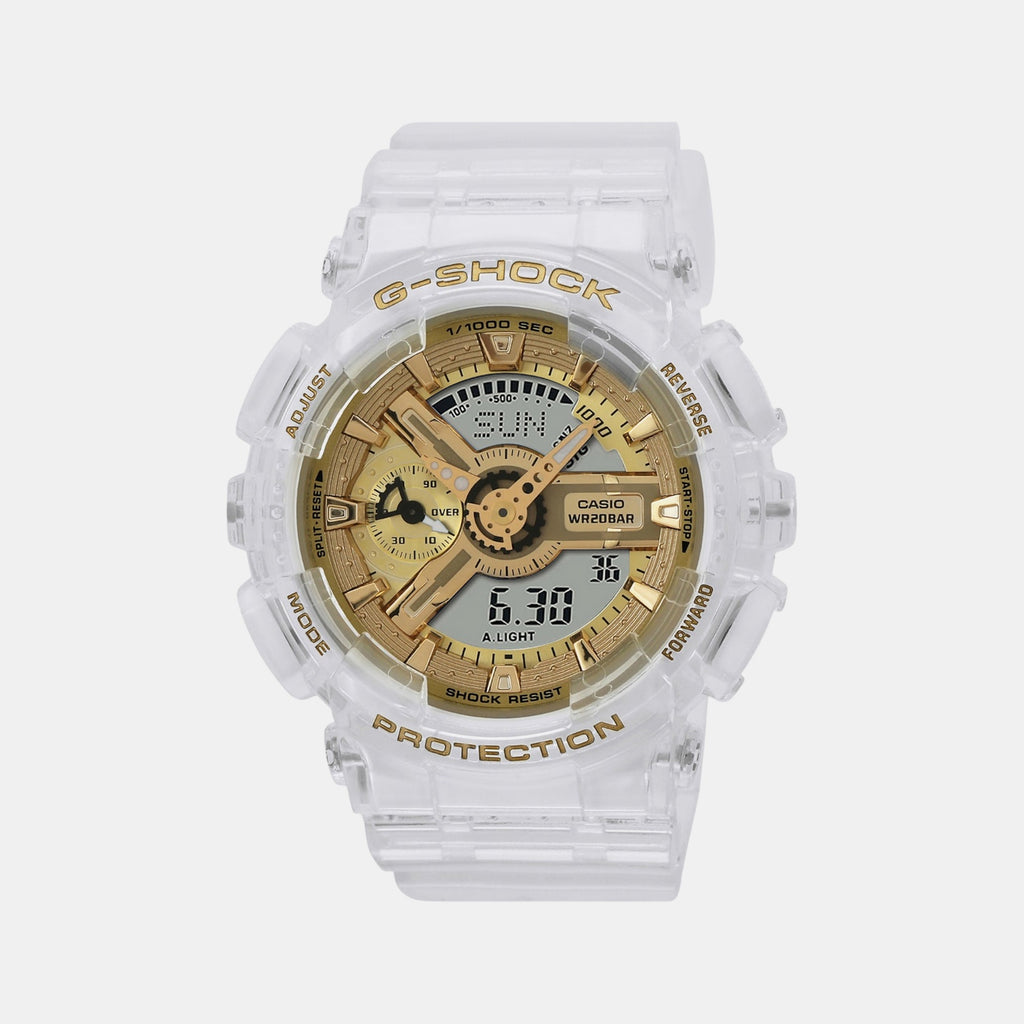 G-Shock Women Women Quartz Gold Dial Analog-Digital Resin Watch G1400