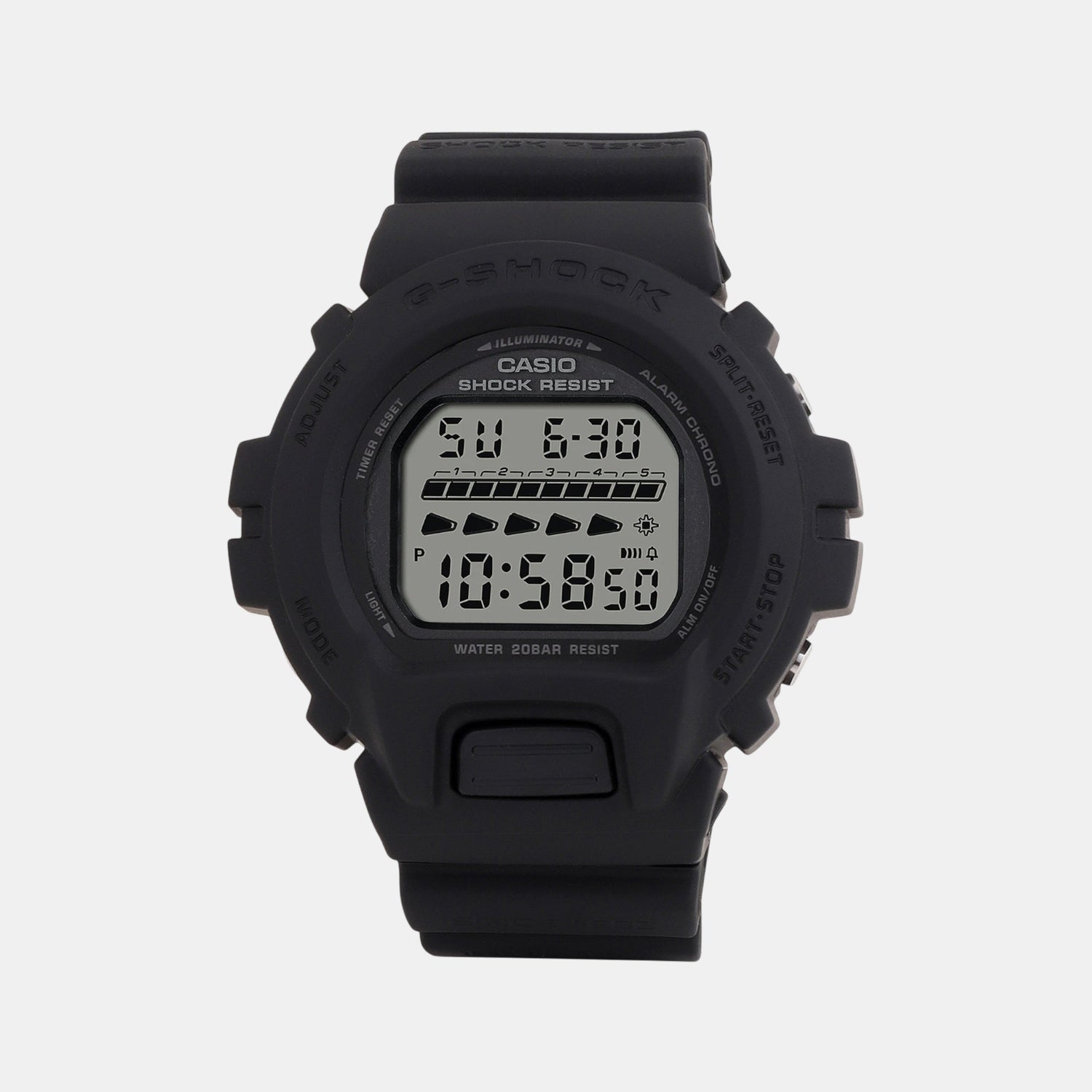 G-Shock Men Quartz Black Dial Digital Resin Watch G1409