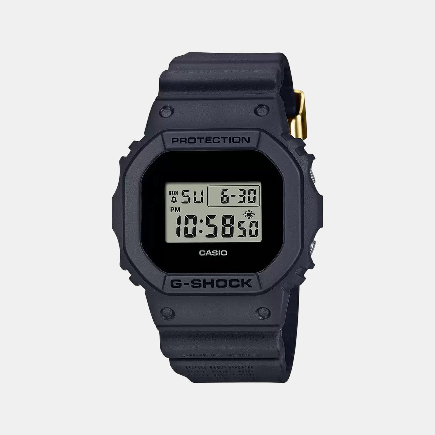 G-Shock Men Quartz Black Dial Digital Resin Watch G1410