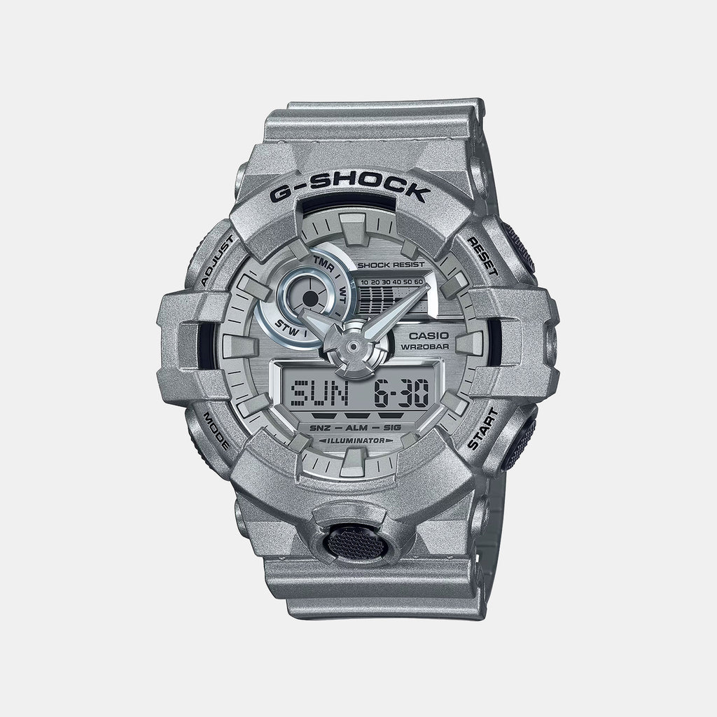 G-Shock Men Quartz Grey Dial Analog-Digital Resin Watch G1415