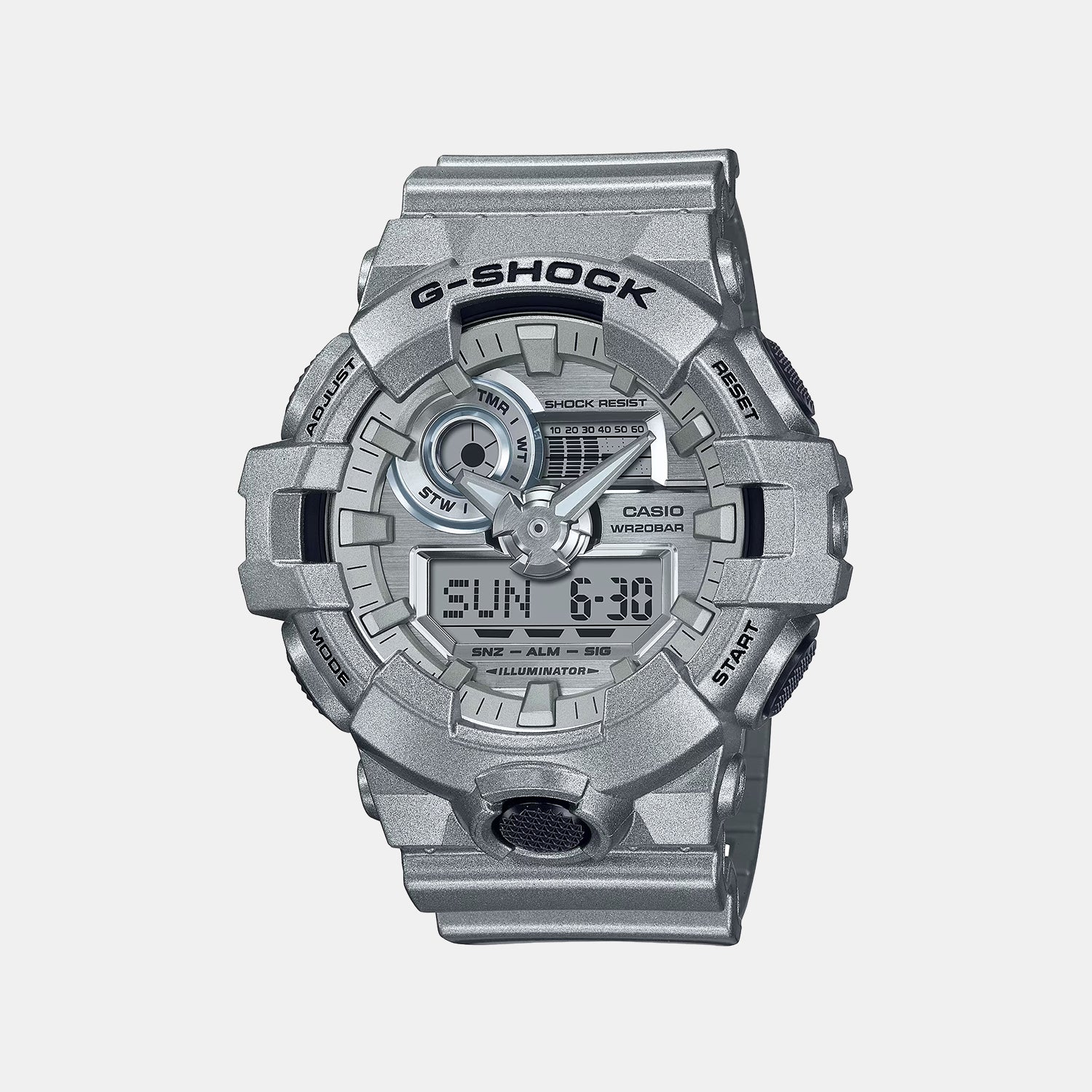 G-Shock Men Quartz Grey Dial Analog-Digital Resin Watch G1415