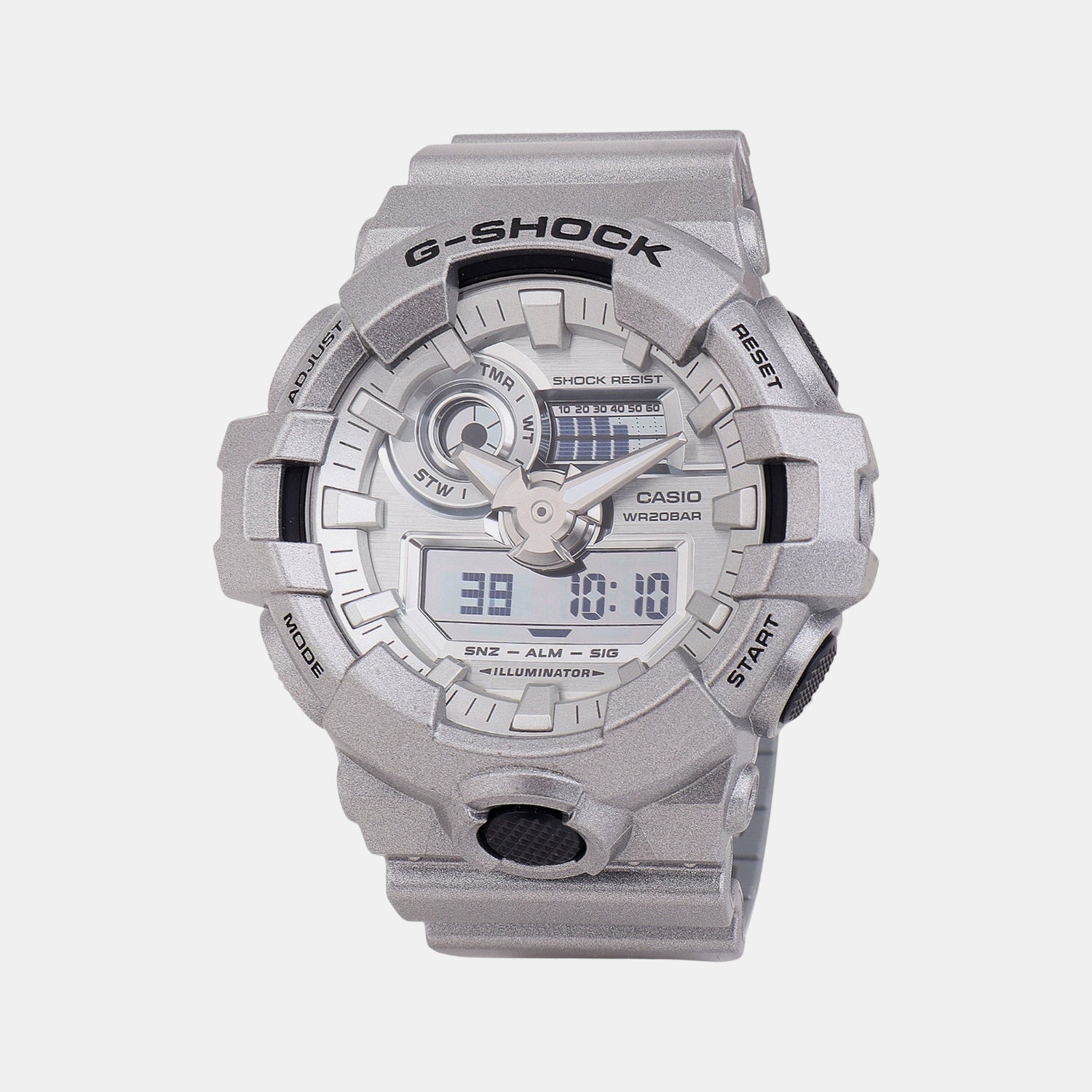 G-Shock Men Quartz Grey Dial Analog-Digital Resin Watch G1415