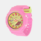 G-Shock Women Quartz Green Dial Analog-Digital Resin Watch G1419