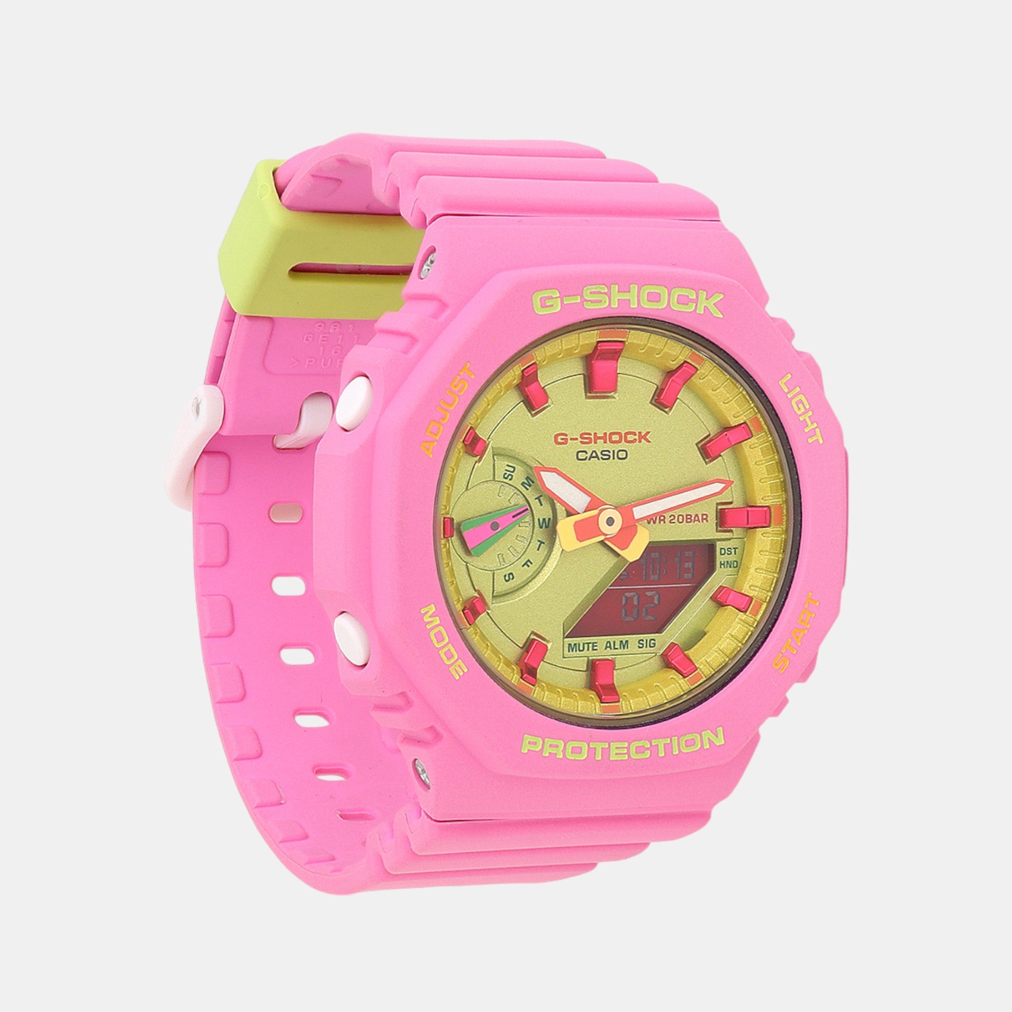 G-Shock Women Quartz Green Dial Analog-Digital Resin Watch G1419