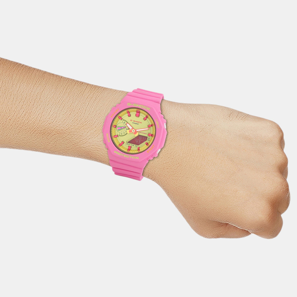 G-Shock Women Quartz Green Dial Analog-Digital Resin Watch G1419