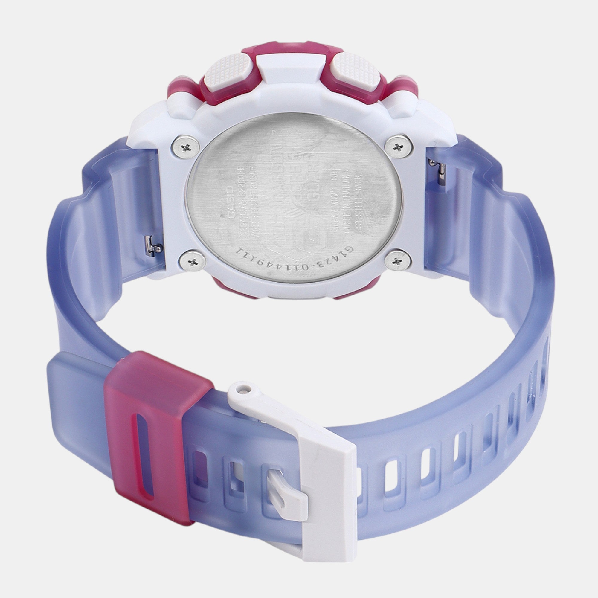 G-Shock Women Quartz Purple Dial Analog-Digital Resin Watch G1423