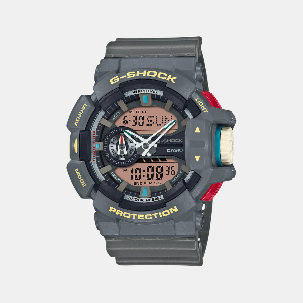 Casio Round Grey Analog-Digital watch
