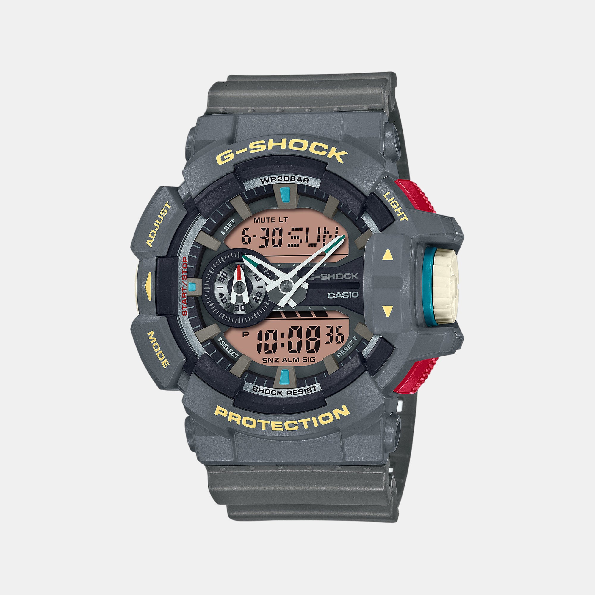 Casio Round Grey Analog-Digital watch