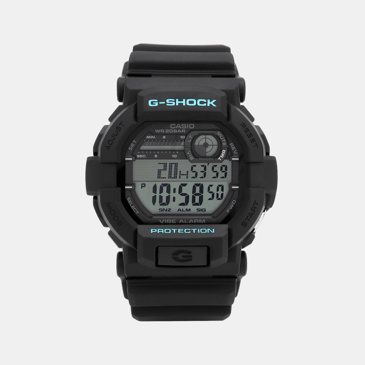 Casio Round Black Digital watch