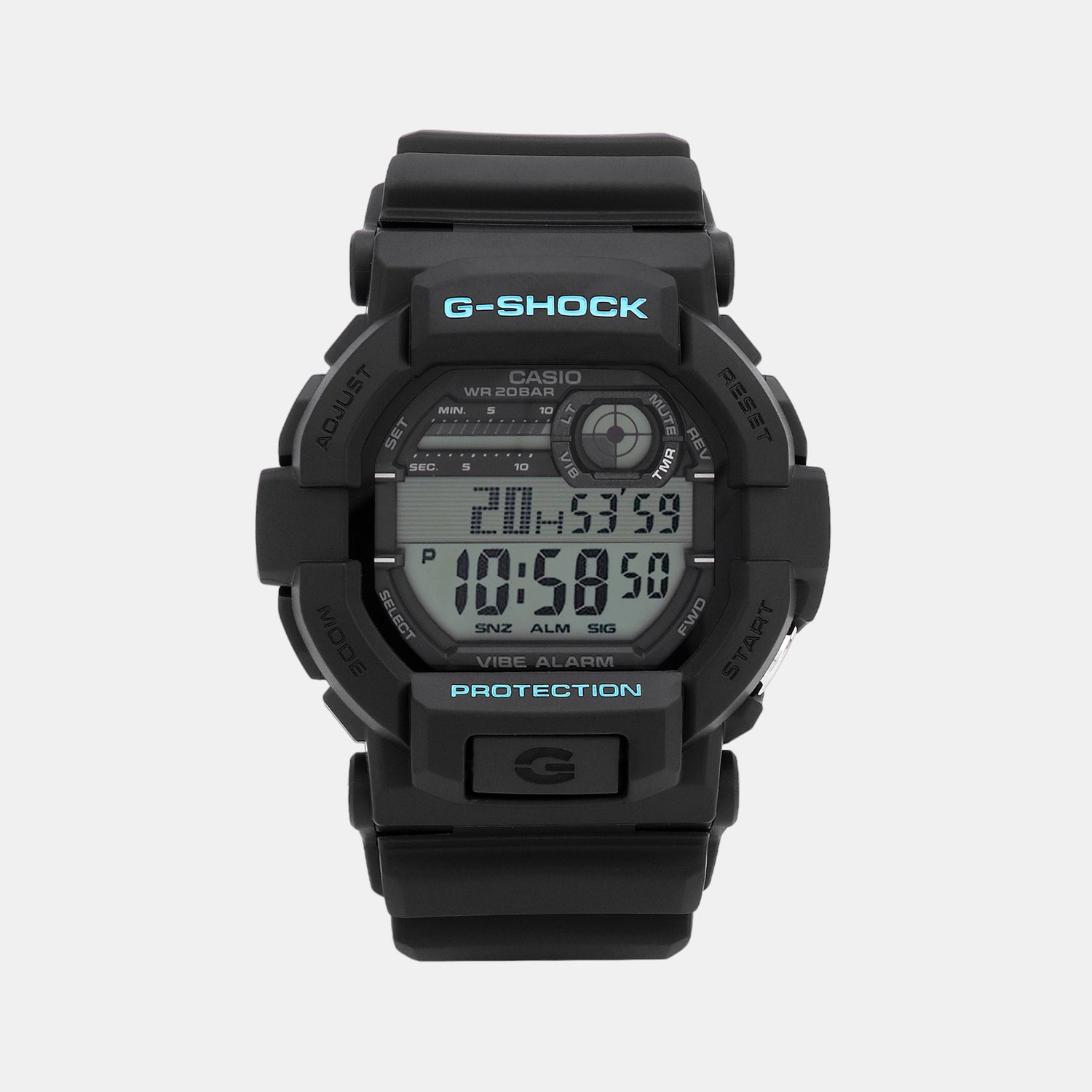 G-Shock Male Black Digital Resin Watch G1430