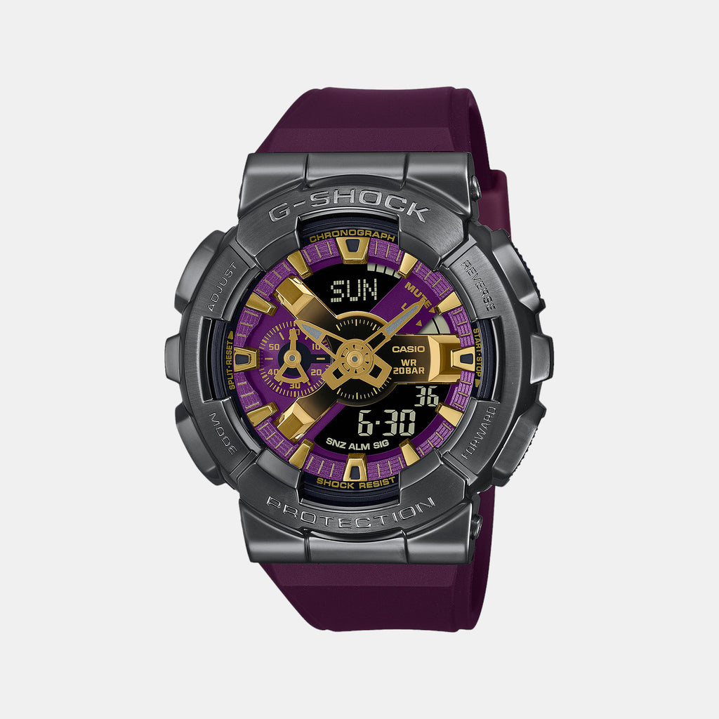 Casio Round Purple Analog-Digital watch