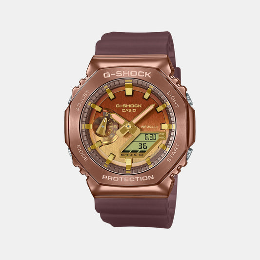 G-Shock Male Brown Analog-Digital Resin Watch G1436