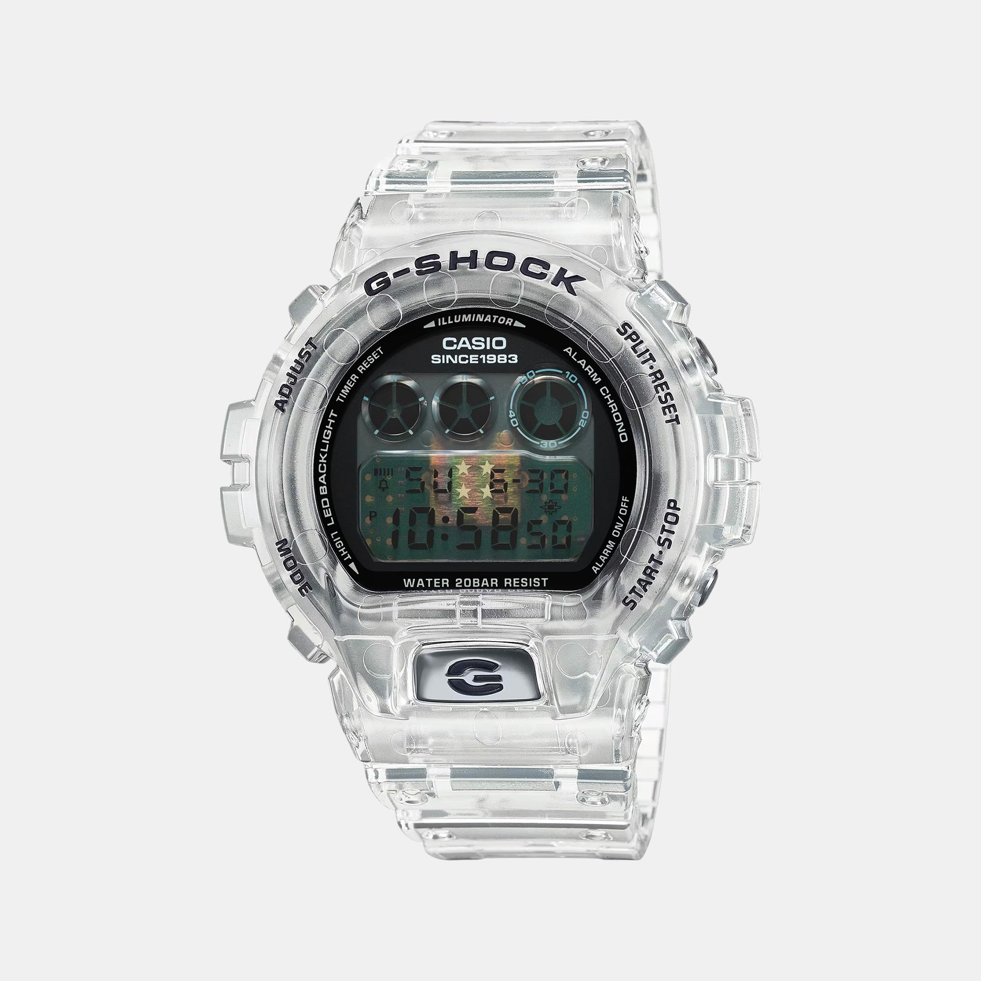 Casio Round Black Digital watch