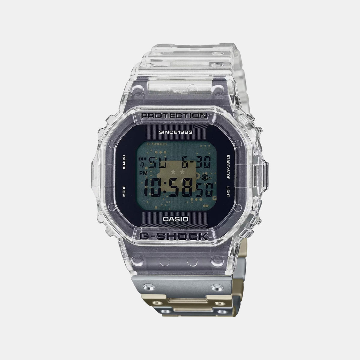 G-Shock Men Quartz Black Dial Digital Resin Watch G1440