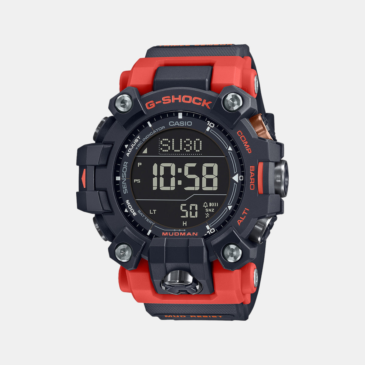 Casio Round Black Digital watch