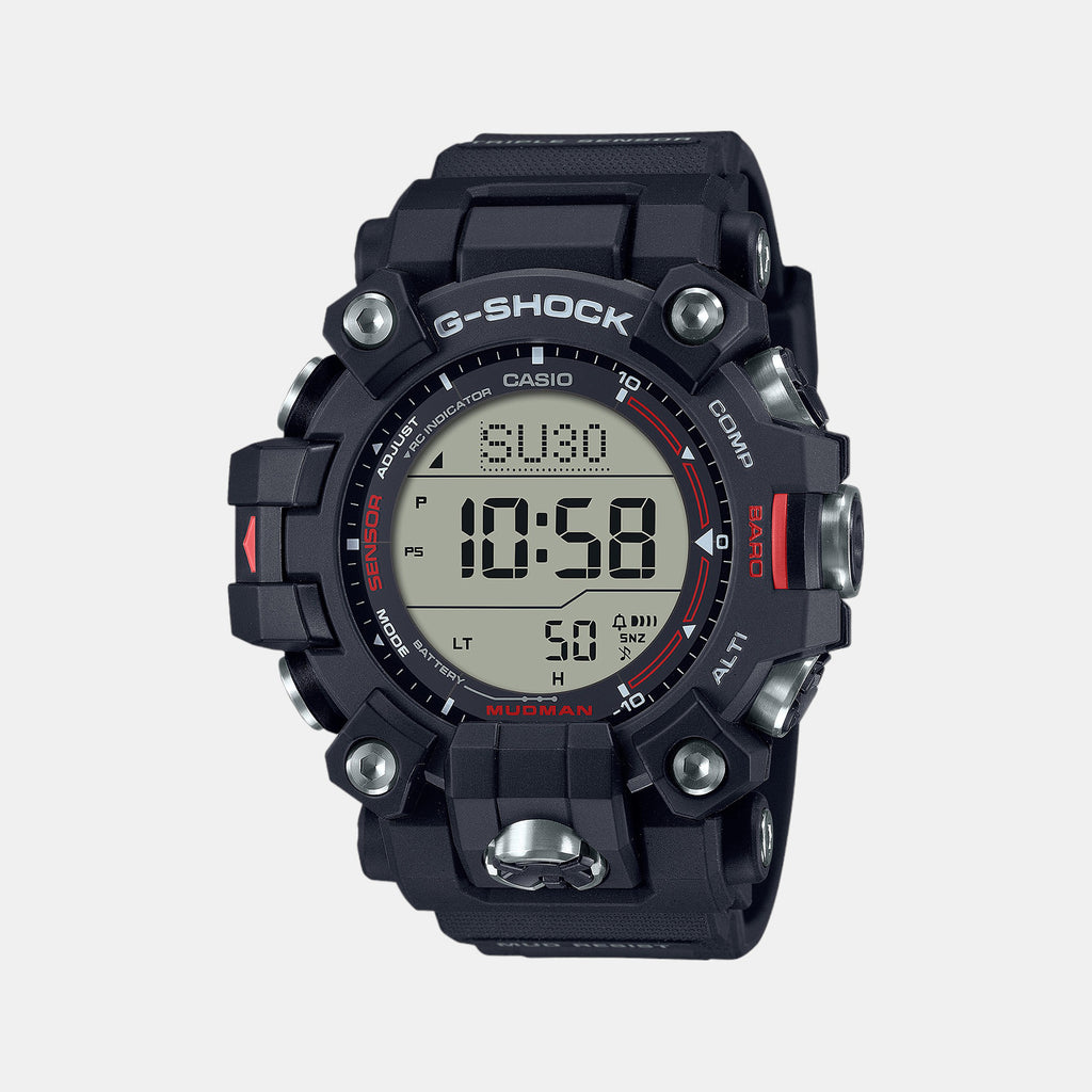 Casio Round Black Digital watch