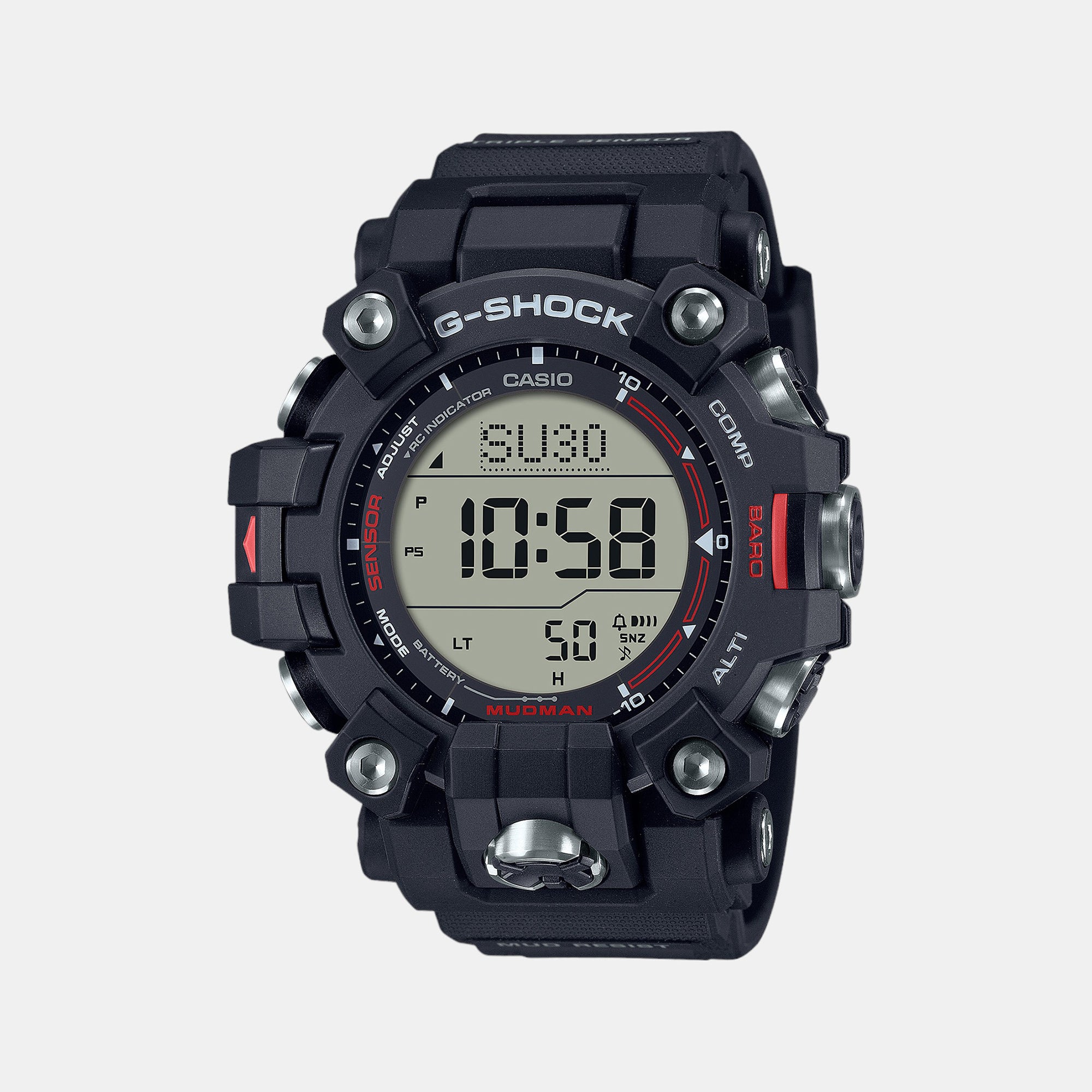 Casio Round Black Digital watch
