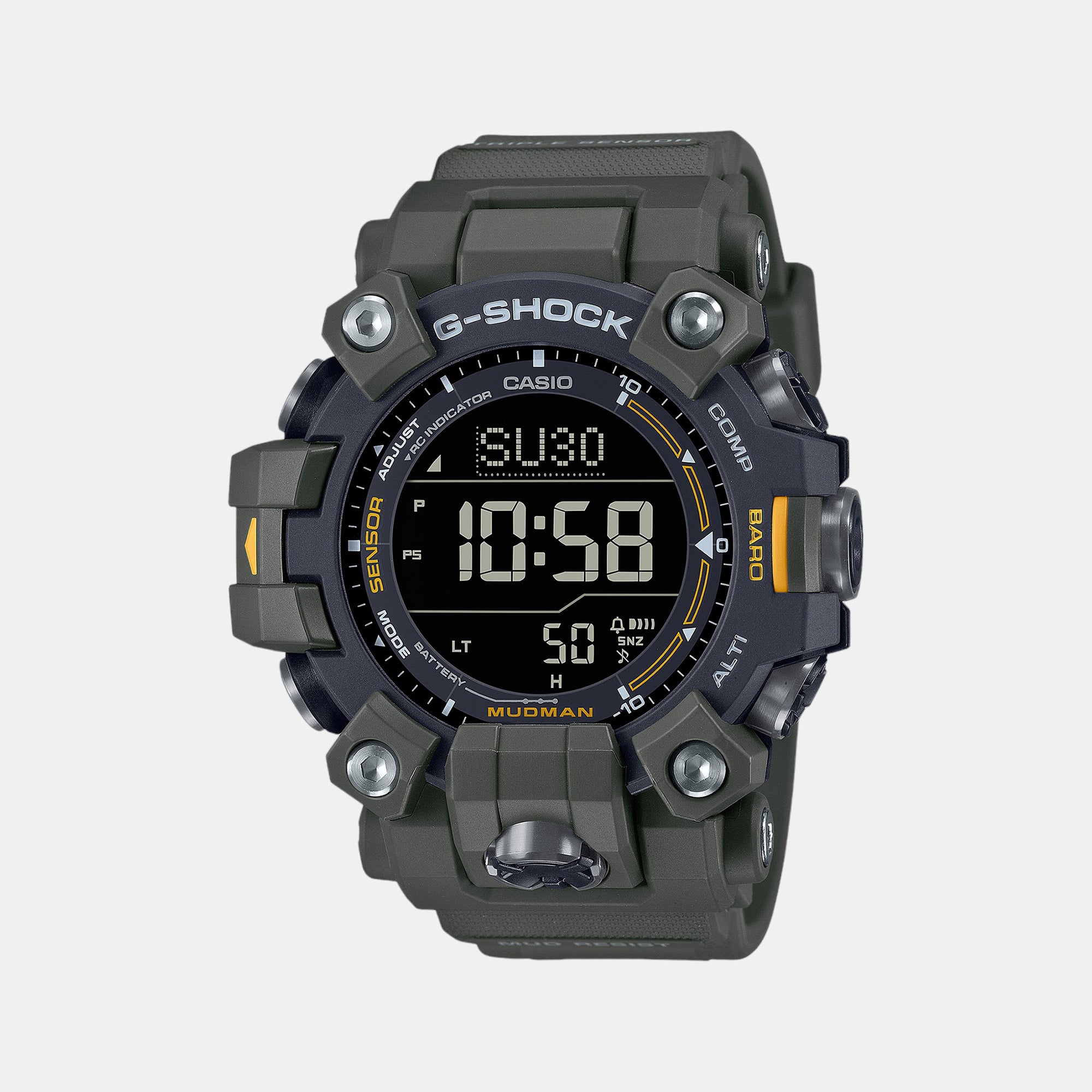 Casio Round Black Digital watch