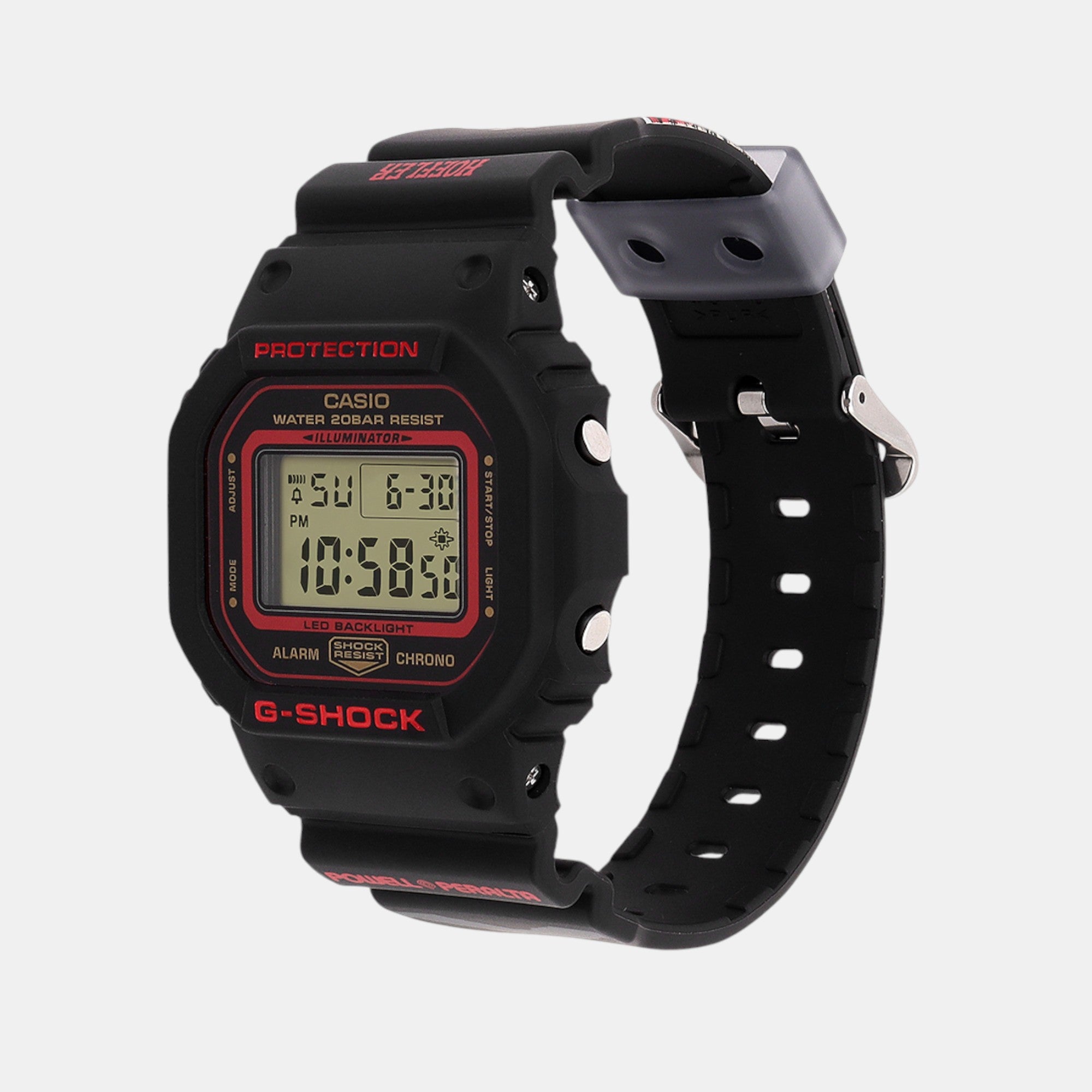 G-Shock Men Quartz Black Dial Digital Resin Watch G1452