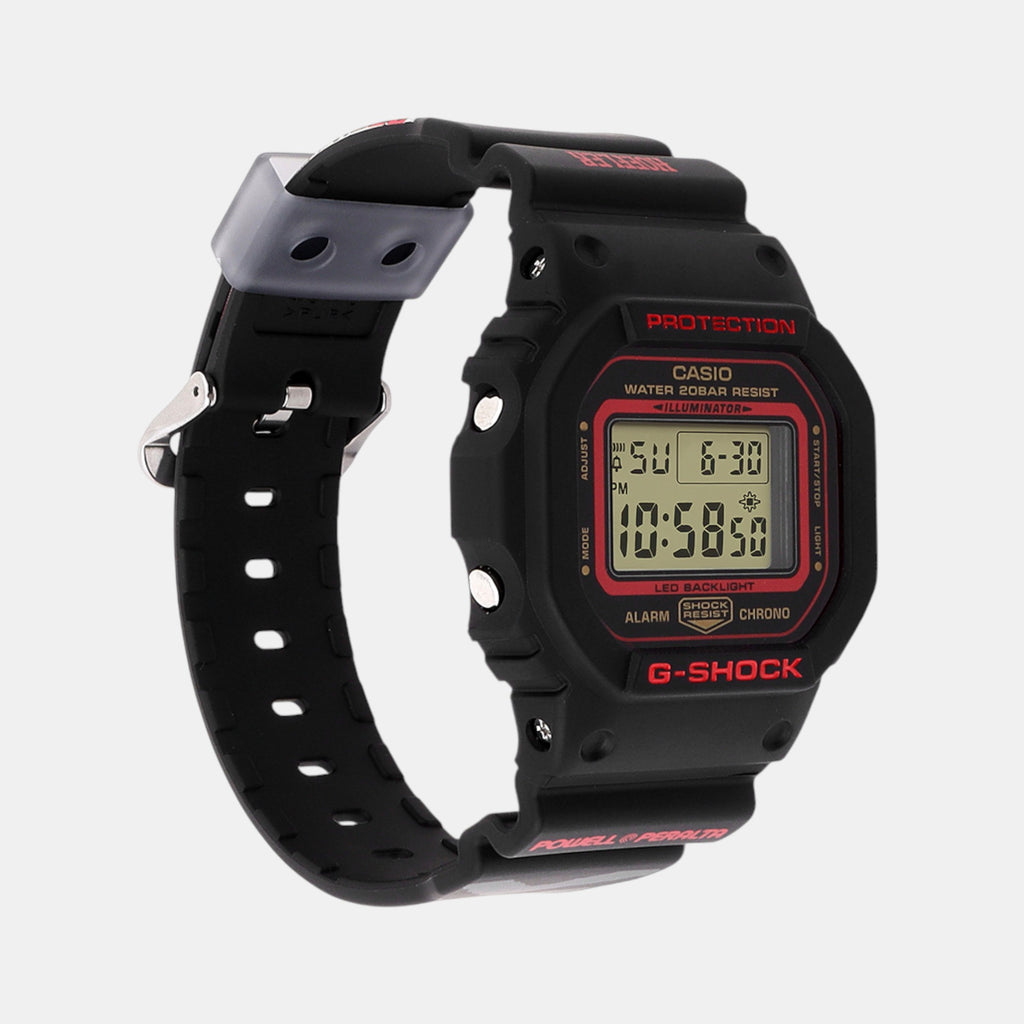 G-Shock Men Quartz Black Dial Digital Resin Watch G1452