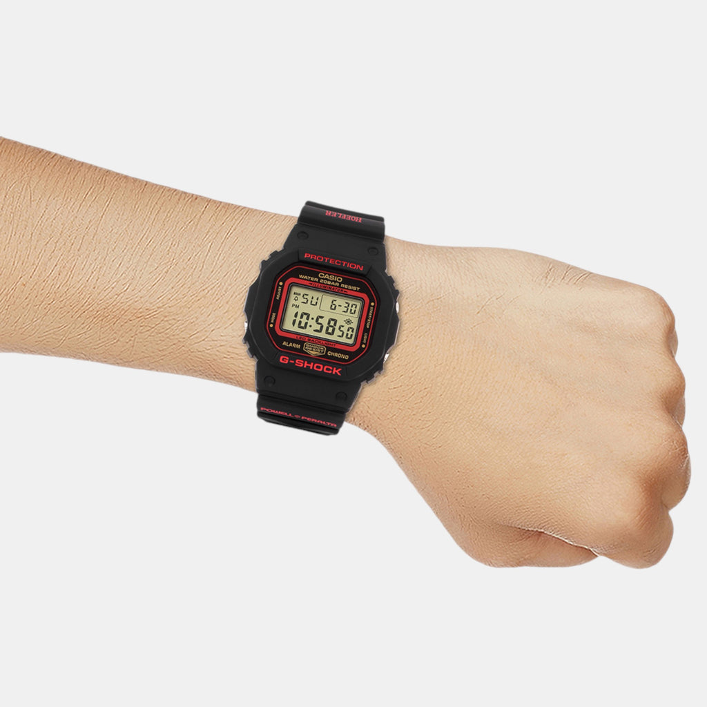 G-Shock Men Quartz Black Dial Digital Resin Watch G1452