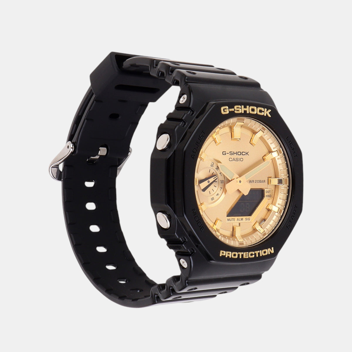 G-Shock Men Quartz Gold Dial Analog-Digital Resin Watch G1453