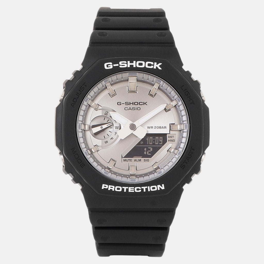 G-Shock Men Quartz Silver Dial Analog-Digital Resin Watch G1454