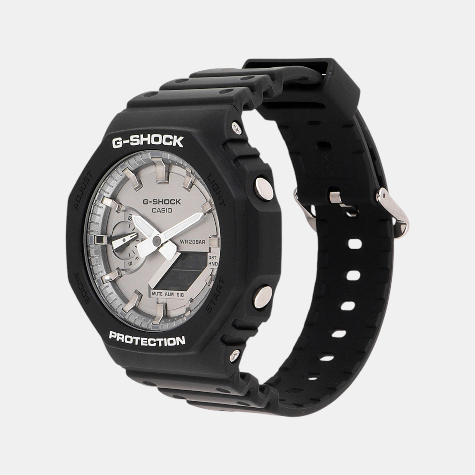 G-Shock Men Quartz Silver Dial Analog-Digital Resin Watch G1454