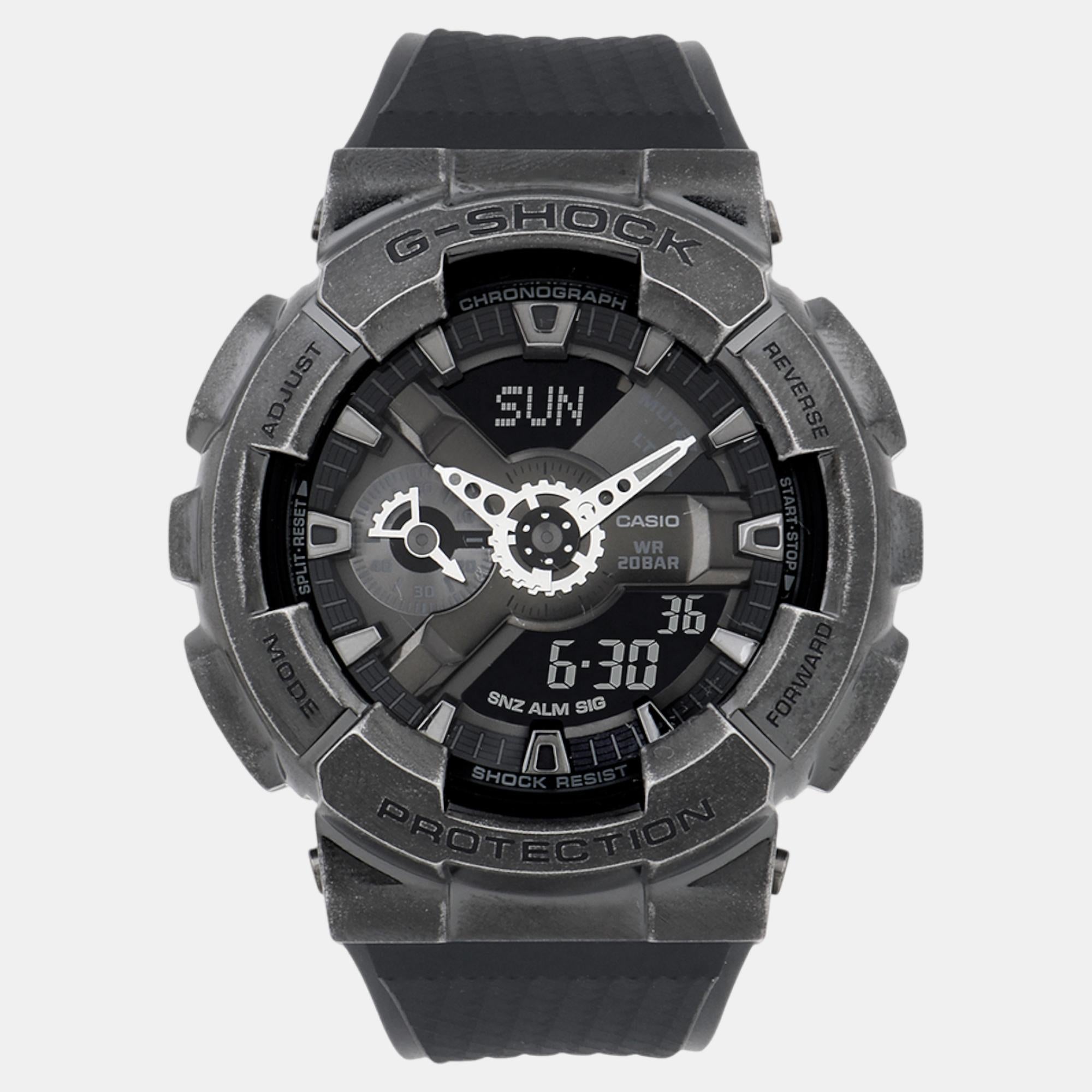 G-Shock Men Quartz Black Dial Analog-Digital Resin Watch G1456