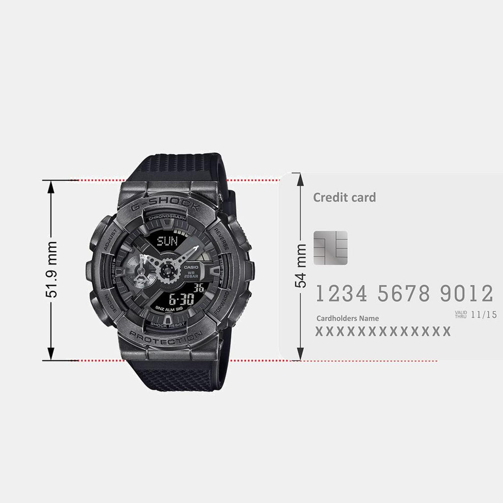 G-Shock Men Quartz Black Dial Analog-Digital Resin Watch G1456