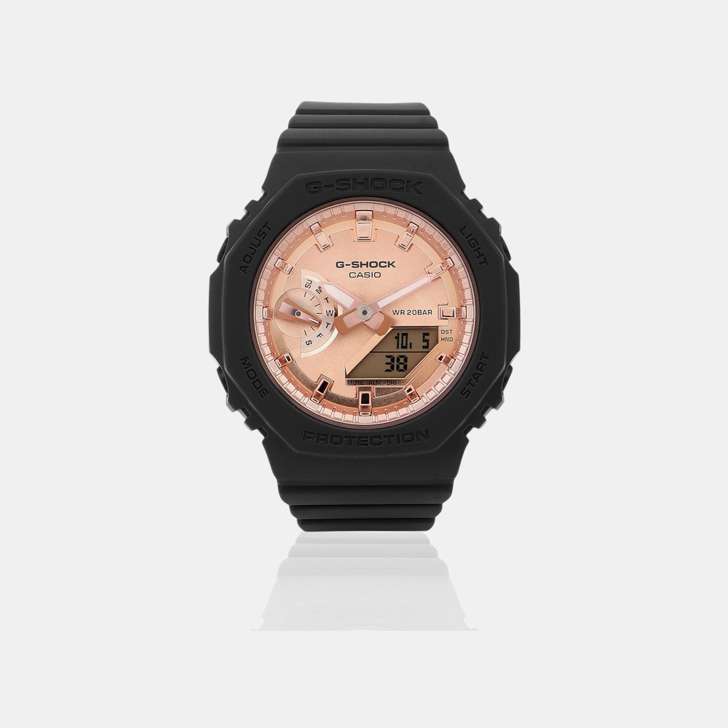 G-Shock Women Quartz Pink Dial Analog-Digital Resin Watch G1459