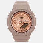 G-Shock Women Quartz Rose Gold Dial Analog-Digital Resin Watch G1460