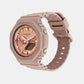 G-Shock Women Quartz Rose Gold Dial Analog-Digital Resin Watch G1460