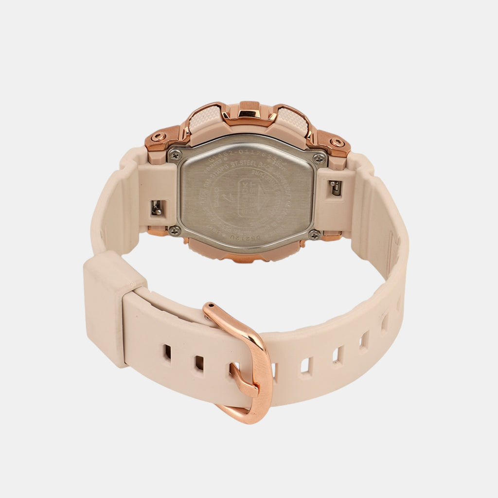 G-Shock Women Quartz Rose Gold Dial Analog-Digital Resin Watch G1462