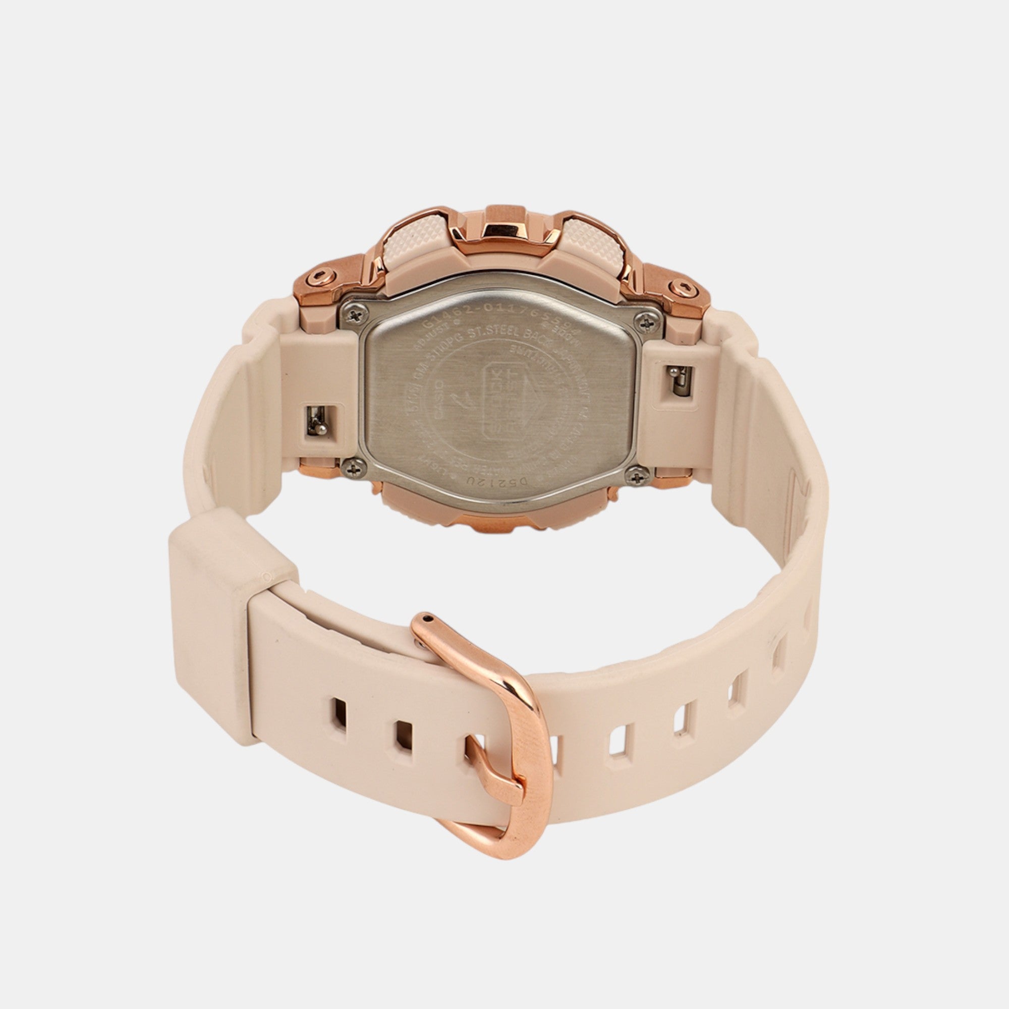 G-Shock Women Quartz Rose Gold Dial Analog-Digital Resin Watch G1462