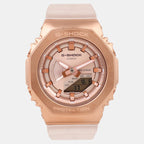 G-Shock Women Quartz Rose Gold Dial Analog-Digital Resin Watch G1463