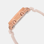 G-Shock Women Quartz Rose Gold Dial Analog-Digital Resin Watch G1463
