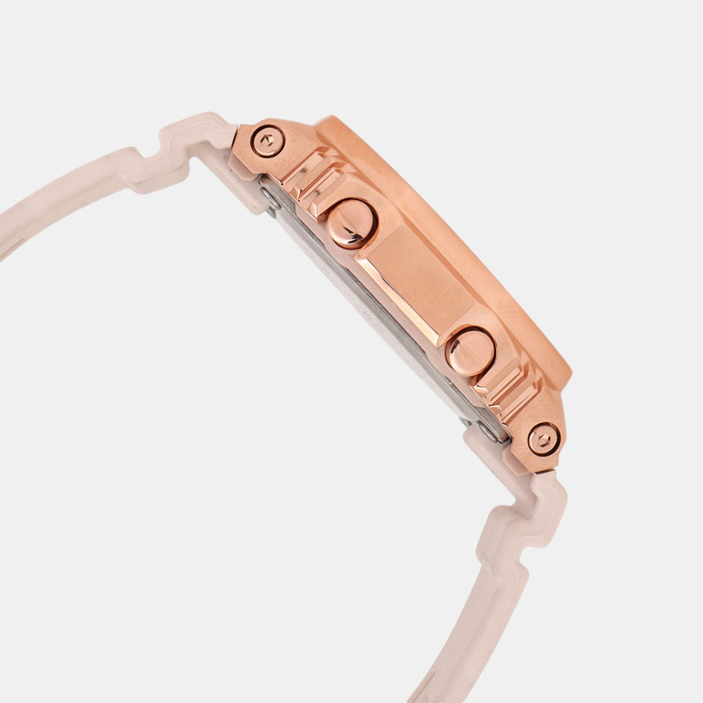 G-Shock Women Quartz Rose Gold Dial Analog-Digital Resin Watch G1463