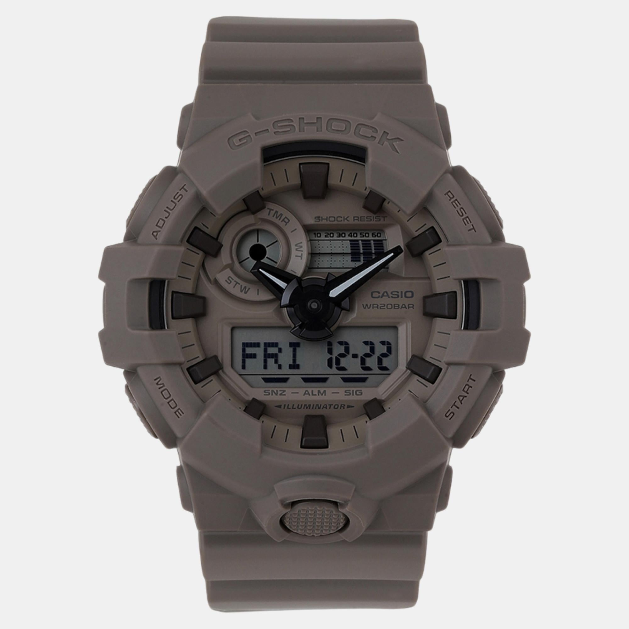 G-Shock Men Quartz Brown Dial Analog-Digital Resin Watch G1466