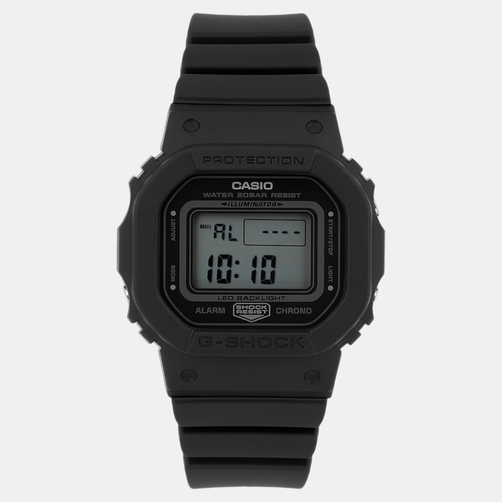 G-Shock Women Quartz Black Dial Digital Resin Watch G1468