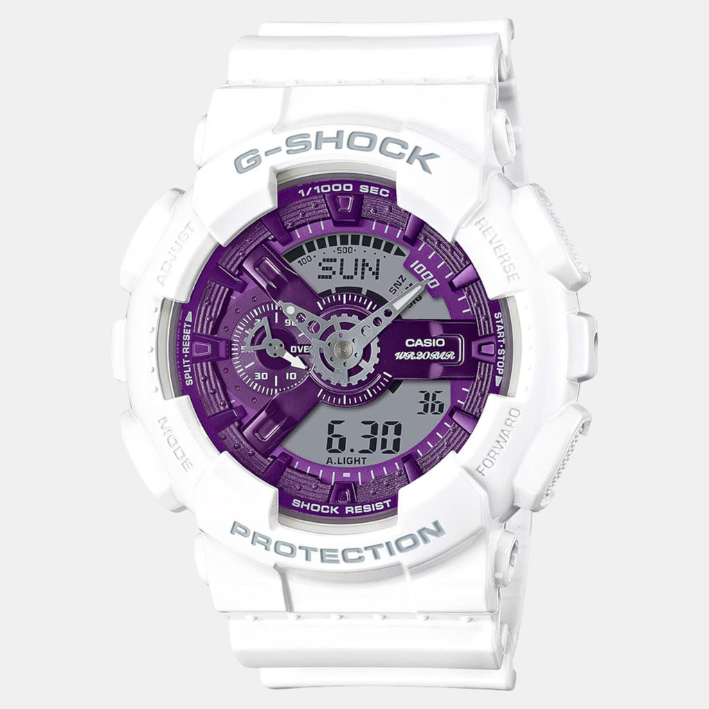G-Shock Men Quartz Purple Dial Analog-Digital Resin Watch G1469