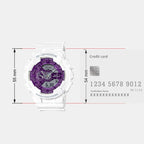 G-Shock Men Quartz Purple Dial Analog-Digital Resin Watch G1469