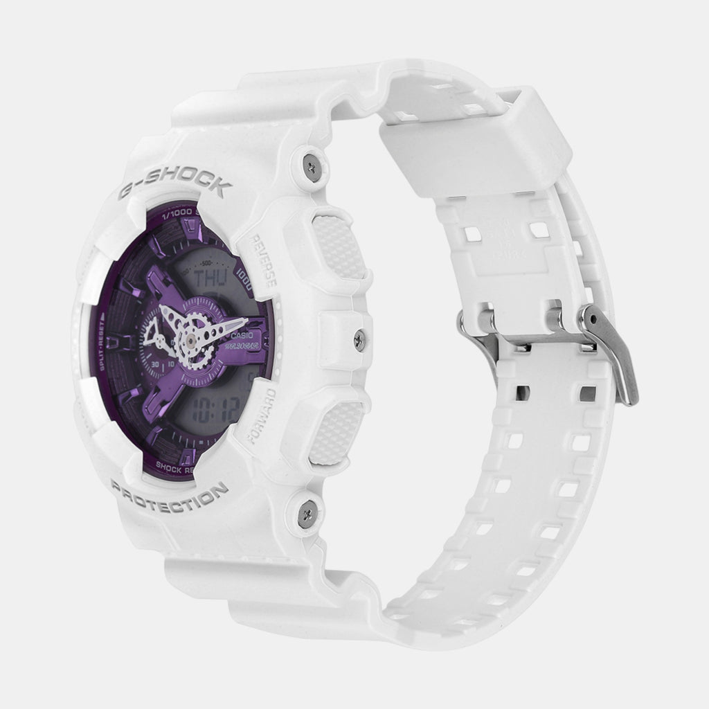 G-Shock Men Quartz Purple Dial Analog-Digital Resin Watch G1469